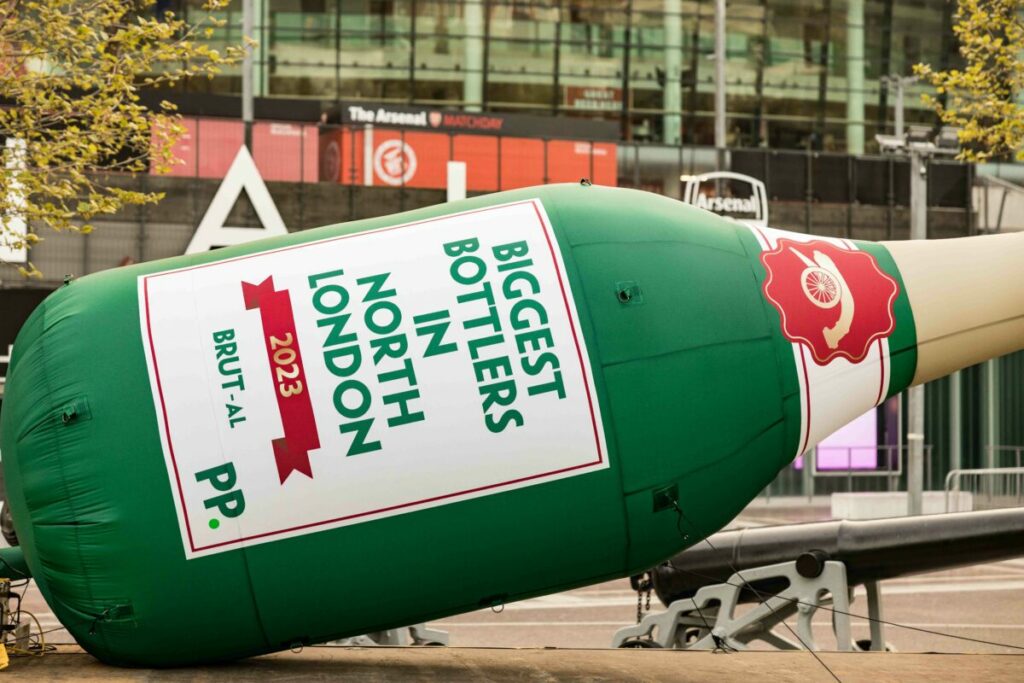 Brewdog and Paddypower have joined forces to rub salt in to fresh wounds and mock Arsenal's tragic defeat to Man City at the Etihad last night.