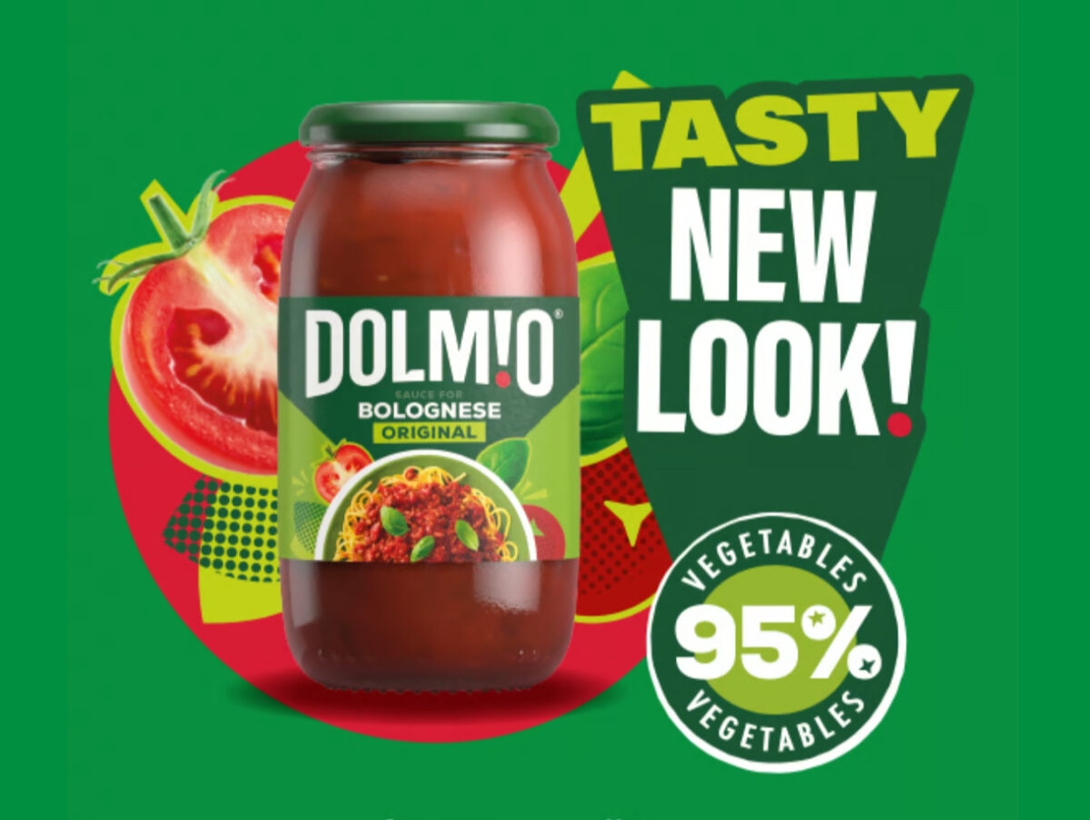 Dolmio has unveiled a 'bold' new rebrand and visual identity which intends to be 'bolder, punchier and sharper than ever'.