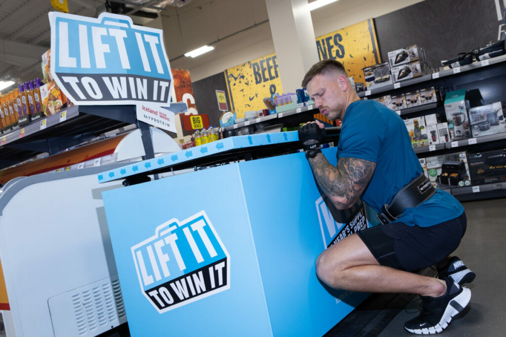 Iceland Foods has unveiled a 'one-of-a-kind' competition to celebrate its partnership with fitness nutrition brand Myprotein.