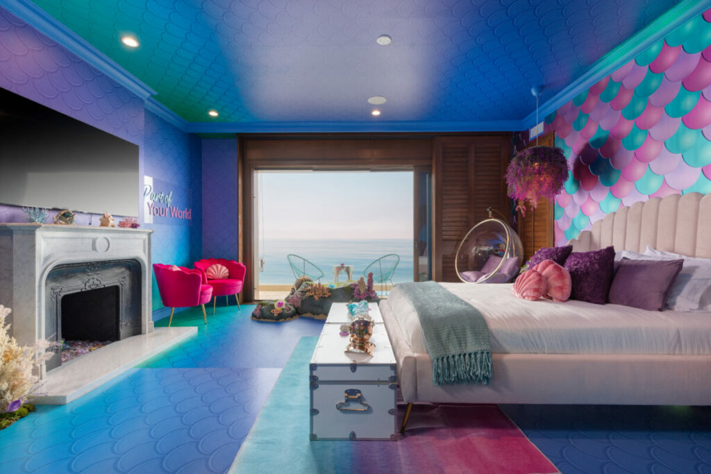 Disney has partnered with Booking.com to create a mermaid-themed beach house in Malibu