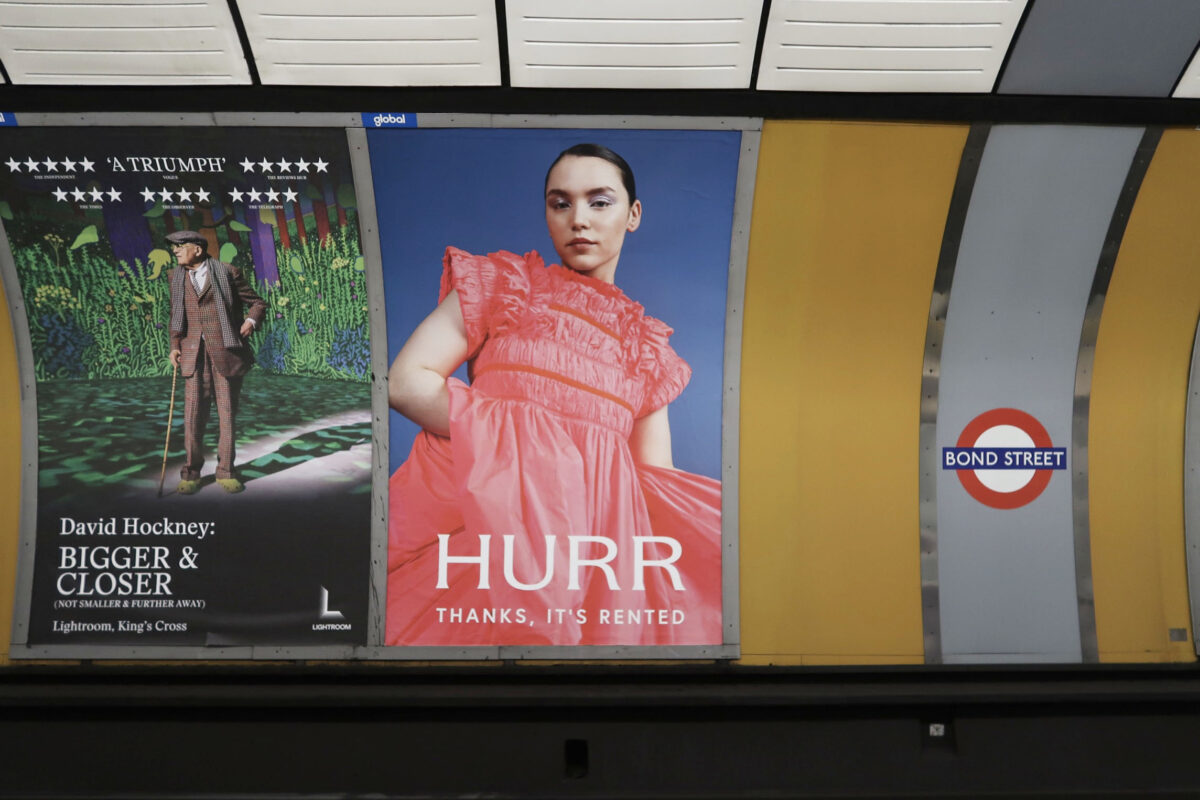 Fashion rental platform Hurr has launched its first out-of-home (OOH) campaign across major London commuter hotspots.