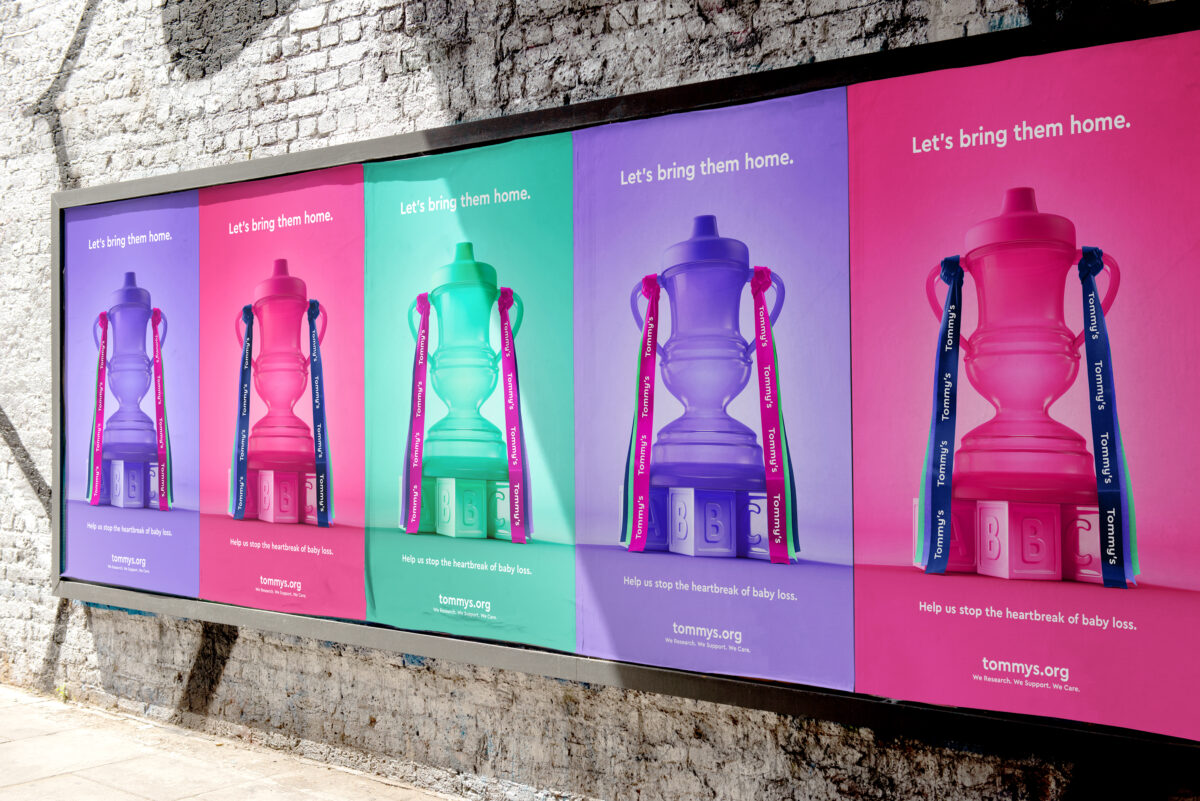 Pregnancy and baby loss charity Tommy's has launched an OOH campaign entitled 'Let's Bring Them Home' ahead of the Women’s FA Cup Final.