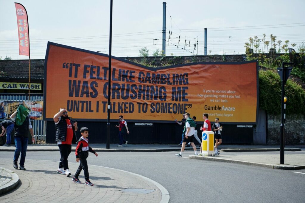 GambleAware crushed billboard by Lucky Generals. Paul Mallon has departed Lucky Generals after three years in a special ops role at the agency.