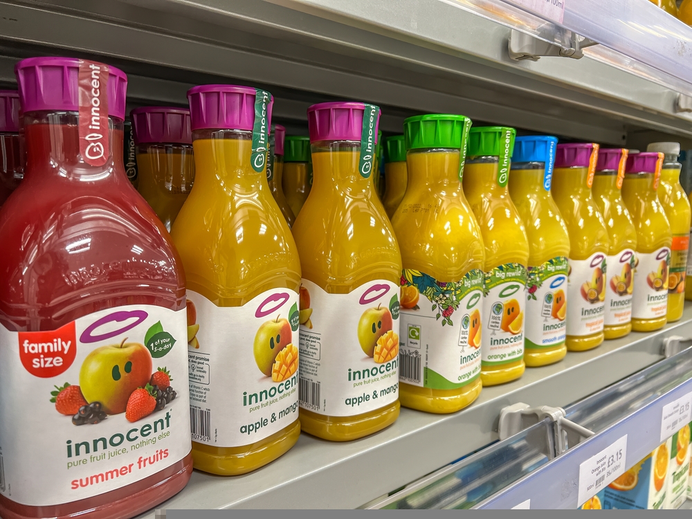 innocent smoothies and juice