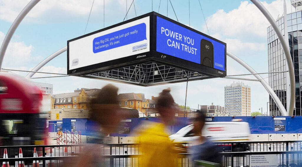 Depicting EO Charging's new campaign