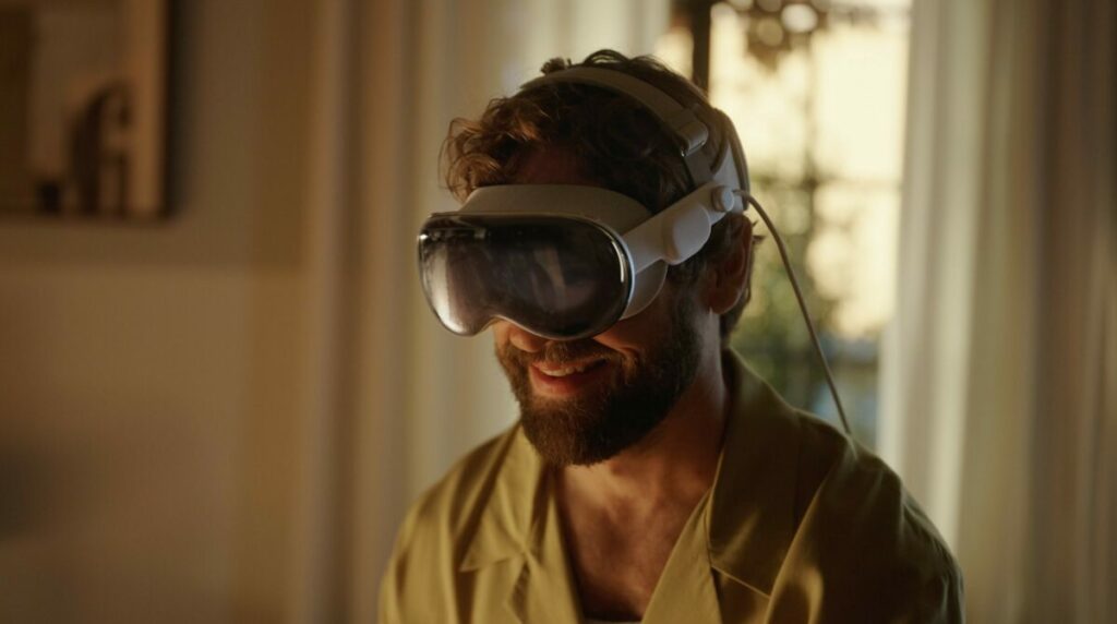 Vision Pro's new campaign video - a still from it