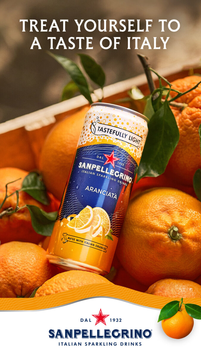 new integrated OOH summer campaign for soft drinks brand, Sanpellegrino 