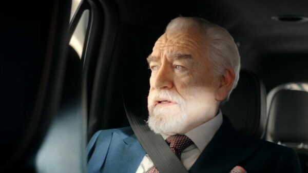 A still from the latest campaign where actor Brian Cox stars in new Santander ad