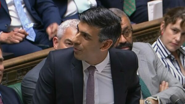 Rishi Sunak answering questions about the BOGOF HFSS ban in PMQ
