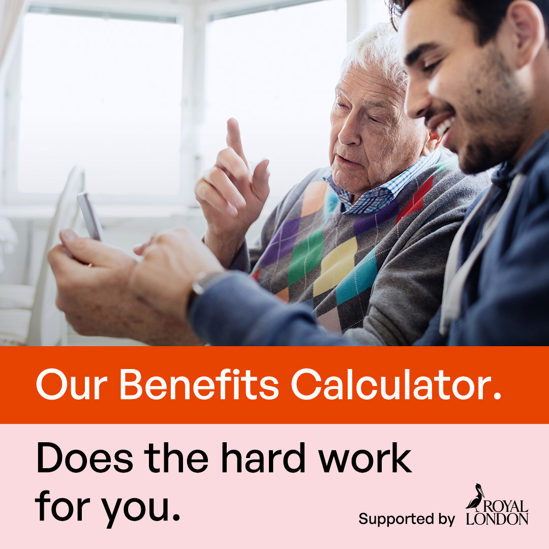 another image from Turn2us and GOOD's campaign urging pensioner's to check to see if their eligible for pension credit