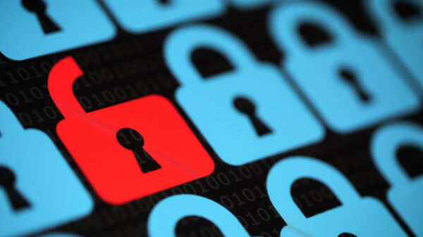 GDPR - data privacy online: padlock image