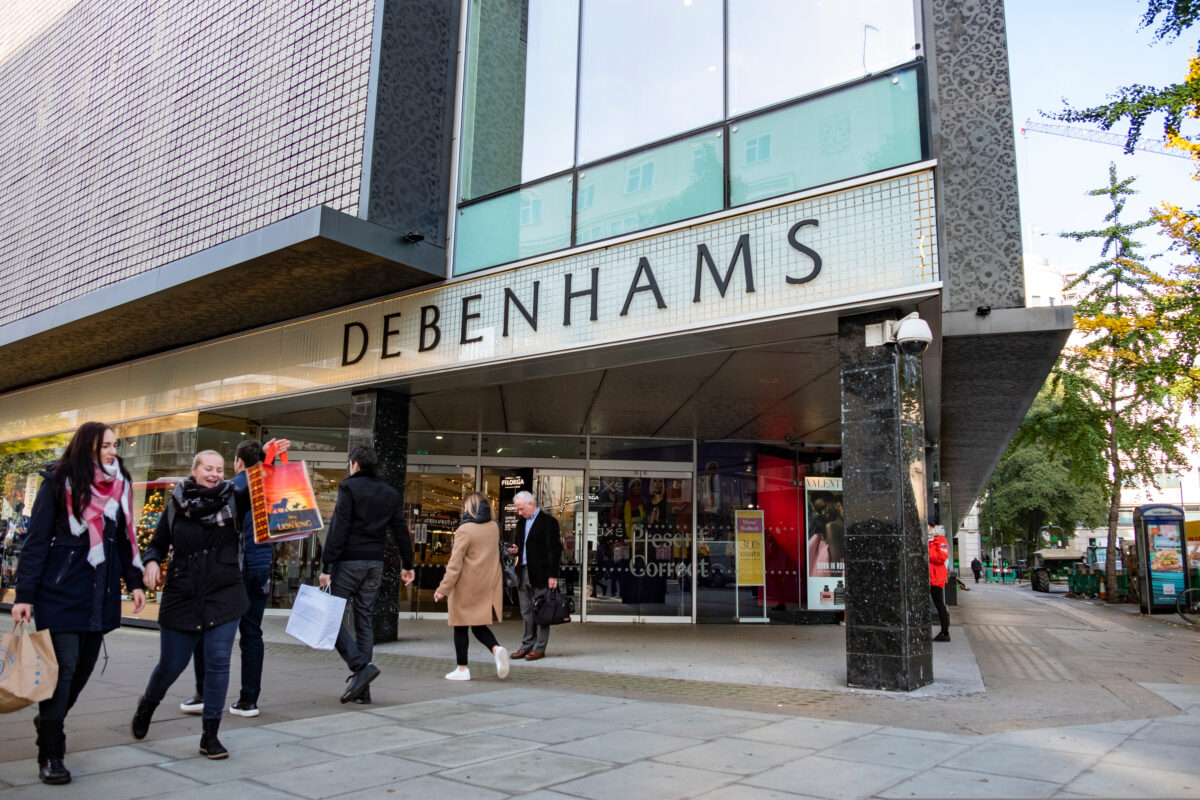 Nautica brand will be sold on Debenham's website - one of the retailers old department store featured here