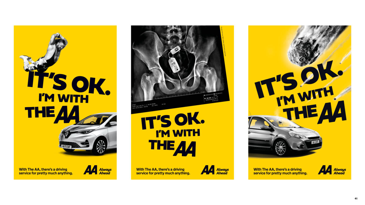 The AA is leaving motorists confident even in the most bizarre life moments in a comedic debut campaign with creative company, The Gate, depicted here.