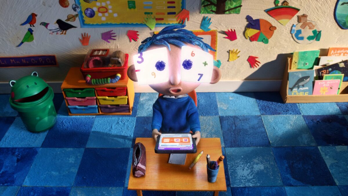The BBC is dispelling negative perceptions surrounding screen usage in children, instead emphasising screens as a potential educational tool, the campaign depicted here.