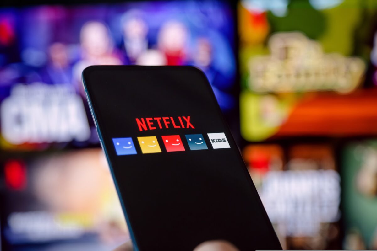 Netflix has discontinued its basic subscription service, forcing subscribers to pay an extra £4 a month if they want to watch shows without adverts, depicted here.