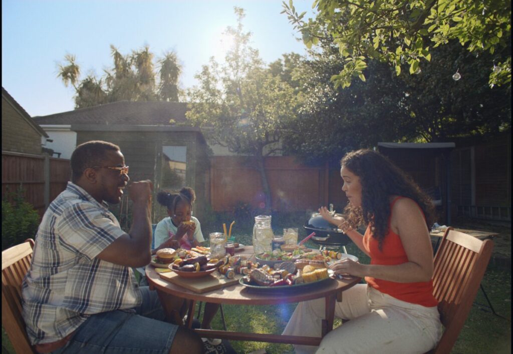 Tesco is reminding audiences that it's got the answers to those spontaneous 'what for dinner?' moments in the latest Tesco Food Love Stories film from BBH, depicted here.