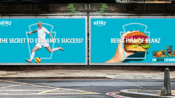 Heinz has teamed up with Lioness Bethany England in a campaign celebrating the start of the 2023 Women's World Cup and the footballer's favourite snack, depicted here.