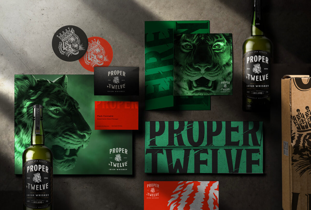 PR and brand strategy agency, Creature London has launched a rebranding platform and a short film for Proper No. Twelve Irish Whiskey, depicted here.