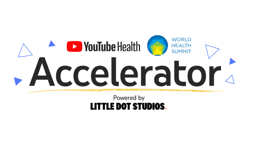 Little Dot Studios, an award-winning digital content agency, has been selected to support YouTube Health's first Accelerator Programme, depicted here.