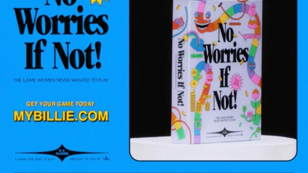 Body care brand Billie mocks society's double standards for women in a satirical board game campaign, 'No Worries If Not', depicted here.
