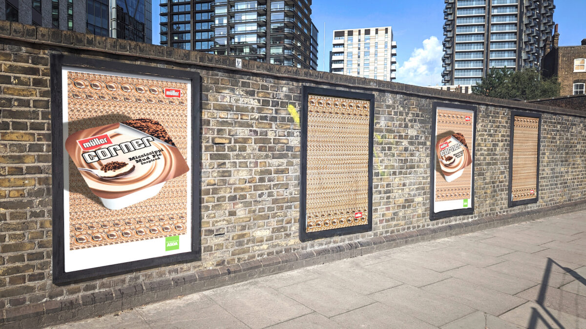 Müller goes back to the '90s for a retro flavour return with a full-on Magic Eye optical illusion campaign from creative design agency VCCP London.
