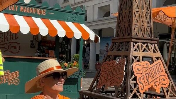 St Pierre Bakery has brought 'A Parisian summer' to London with a Covent Garden experiential activation, in partnership with a native advertising agency, Quantum, depicted here.