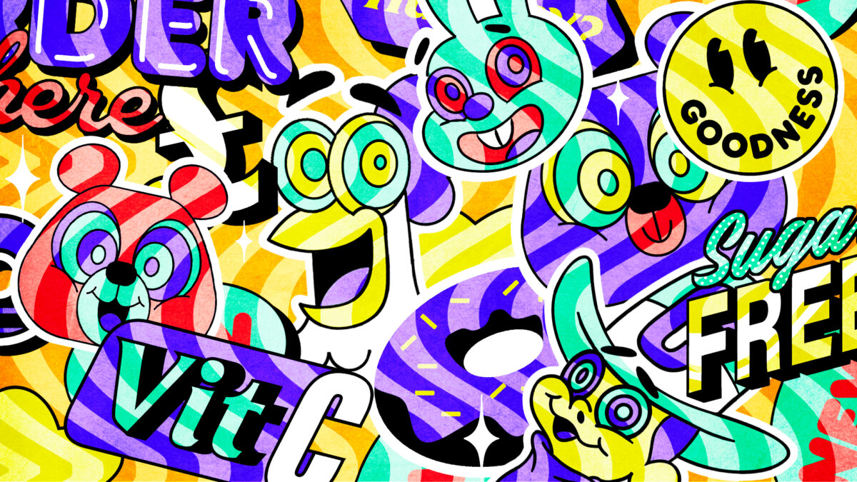 Wolff Olins has created a new brand design for Bite Back, the youth activist network campaigning against junk food marketing to kids, here depicting the creative redesigning