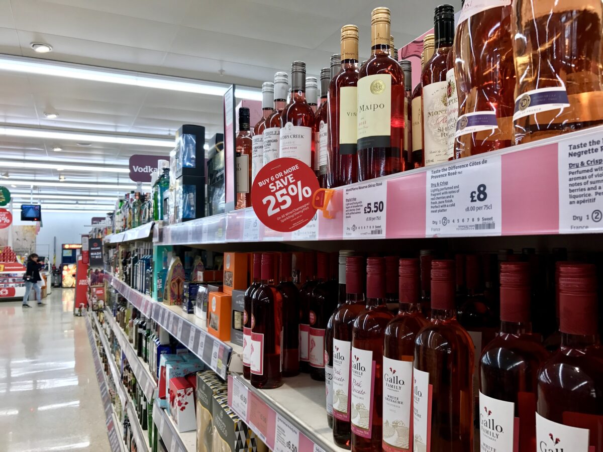 Scotland’s alcohol and drugs policy minister Elena Whitham has said a controversial ban on the advertisement of alcohol, shelved earlier this year, is not to be ruled out., here depicting promotional adverts in an alcohol aisle