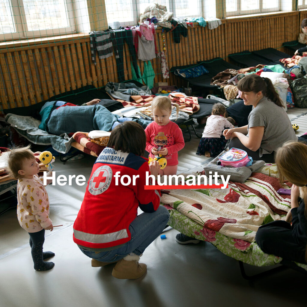 The British Red Cross is shining a light on its humanitarian efforts in the UK and worldwide to drive brand consideration among new donors, depicted here.