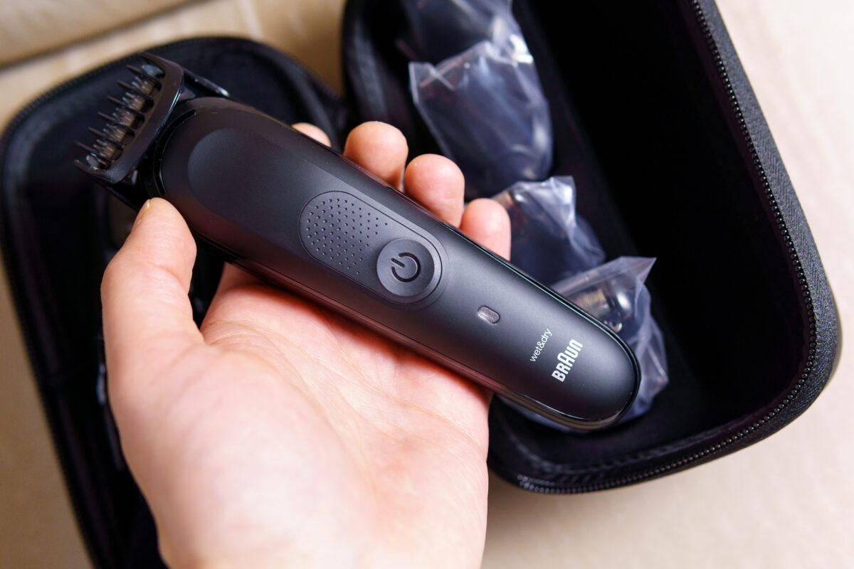 Braun has been labelled 'irresponsible' and 'immoral' by critics in a backlash against it using a trans model with surgical scars in a men's trimmers ad, depicted the timmers here.