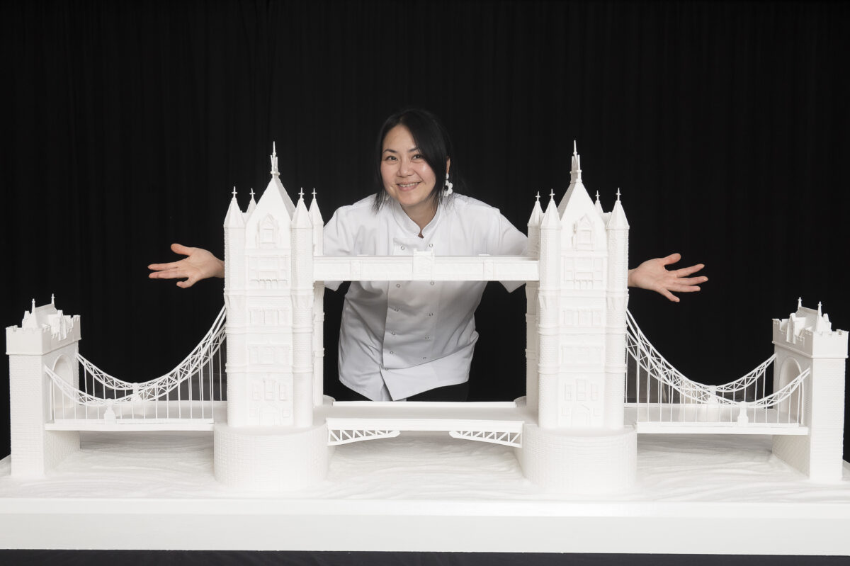 Kellogg is celebrating a non-HFSS milestone with an art exhibition designed to demonstrate just how much salt and sugar the brand has cut, depicted here.