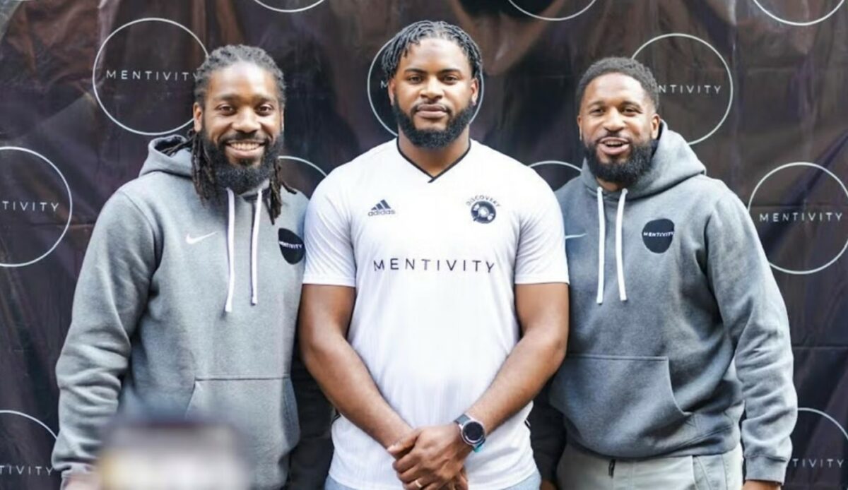 The Independent is donating £120,000 worth of advertising space across its publication to Black-led organisations to aid their efforts in enacting change, here depicting Mentivity co-founders