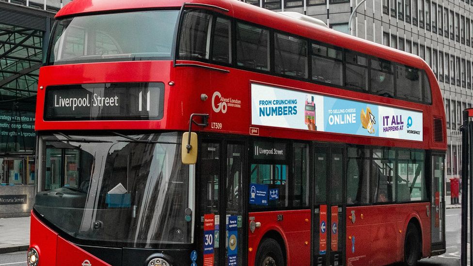Transport for London has banned an advert featuring artisan cheese after the creative was deemed 'too unhealthy' and in violation of its HFSS rules, with the image here depicting the bus with the advert along it's side.