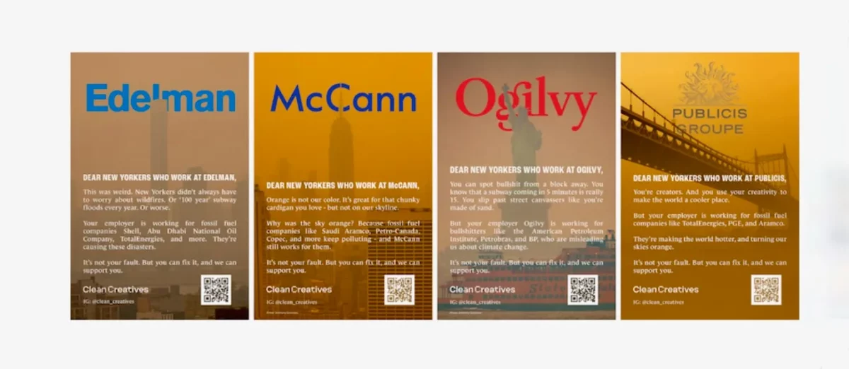 Clean Creatives has revealed a record number of fossil fuel contracts, as ad and PR agencies protect fossil fuel firms, but warns legal liability awaits.