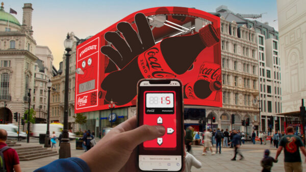 Coca-Cola Zero Sugar has partnered with Tesco to launch a nationwide DOOH campaign and interactive AR-powered giveaway.
