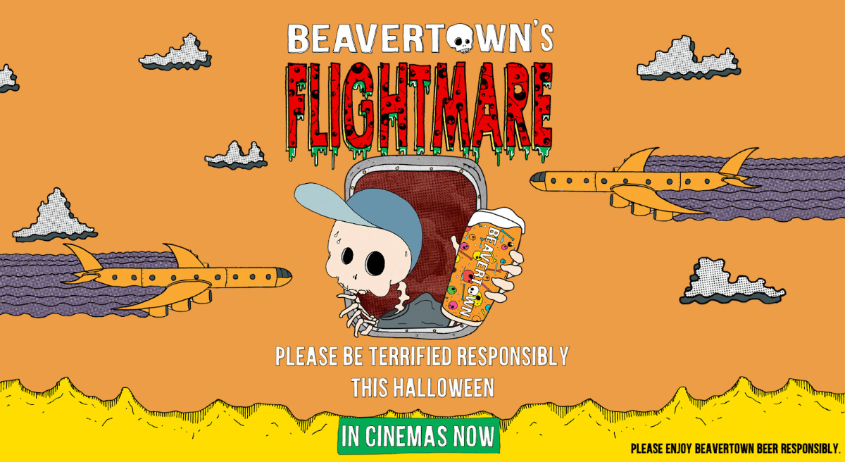 Beavertown Brewery is taking Halloween to new heights with the launch of 'Flightmare', a cinematic spot taking viewers on a 'dimension-bending' trip, a still depicted here