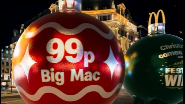 Christmas has come early with McDonald's as it becomes the latest brand to join the faux out-of-home (FOOH) trend with its new festive ad, depicted here