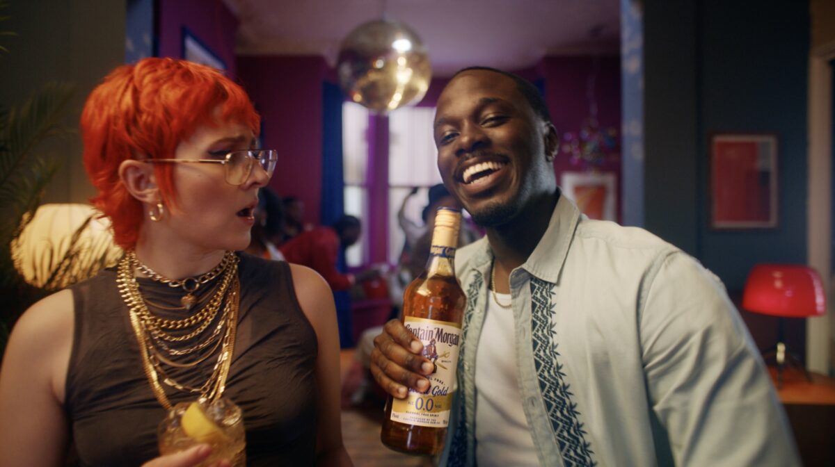 Captain Morgan is enlisting the help of a viral social media star to challenge the common responses when people choose a non-alcoholic beverage, depicted here