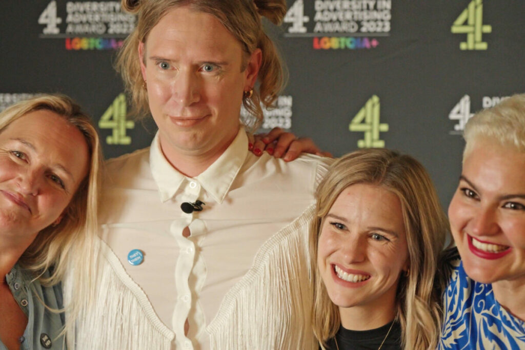Channel 4 has awarded E45 and The&Partnership as winners of its £1 million diversity award for their authentic portrayal of LGBTQ+ communities, depicted here