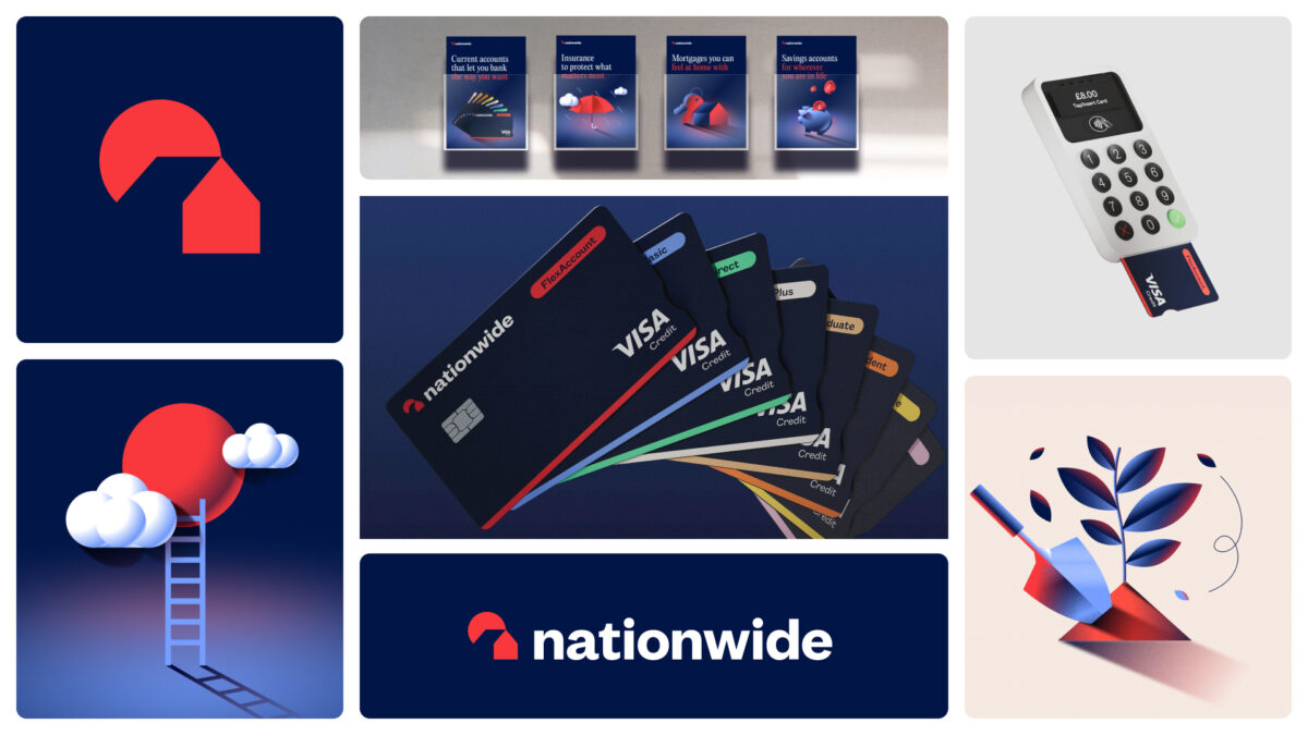 Nationwide Building Society is promising it's 'a good way to bank' in a brand refresh campaign that has enlisted the help of Hollywood star Dominic West, the brand refresh depicted here.