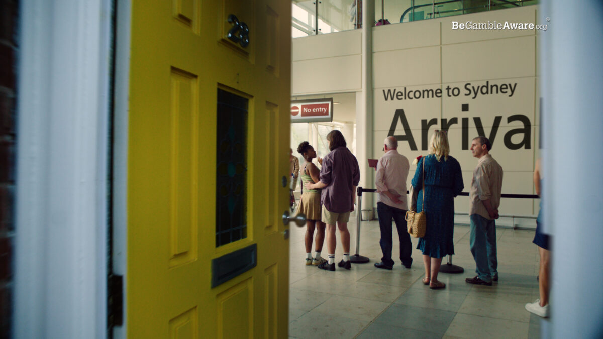 The People's Postcode Lottery is targeting new audiences with a mammoth campaign marking its most significant Q4 media spend to date, here the arrival sections to a Sydney airport