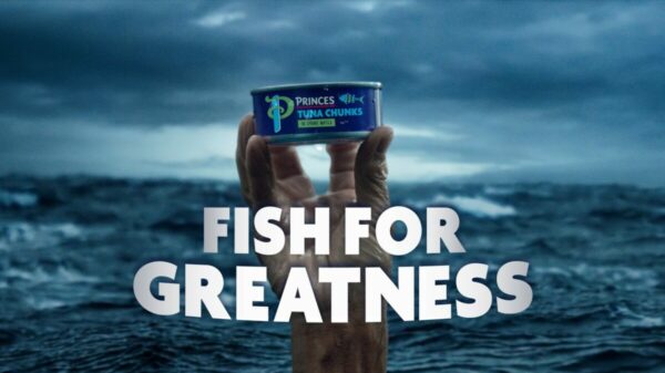 Princes has unveiled a new brand platform celebrating how Prince Tuna tinned tuna is 'fish for greatness' in its debut campaign with Lucky Generals, a still from the campaign depicted here