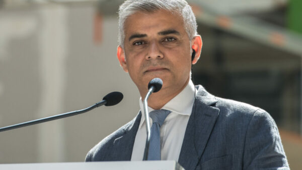 London mayor Sadiq Khan's swipes at Conservative party mayoral candidate rival, Susan Hall on a campaign advert have been labelled as 'gutter politics', depicted here The Mayor of London Sadiq Khan in press conference after visiting the building of Station F the biggest startup space and incubator worldwide.