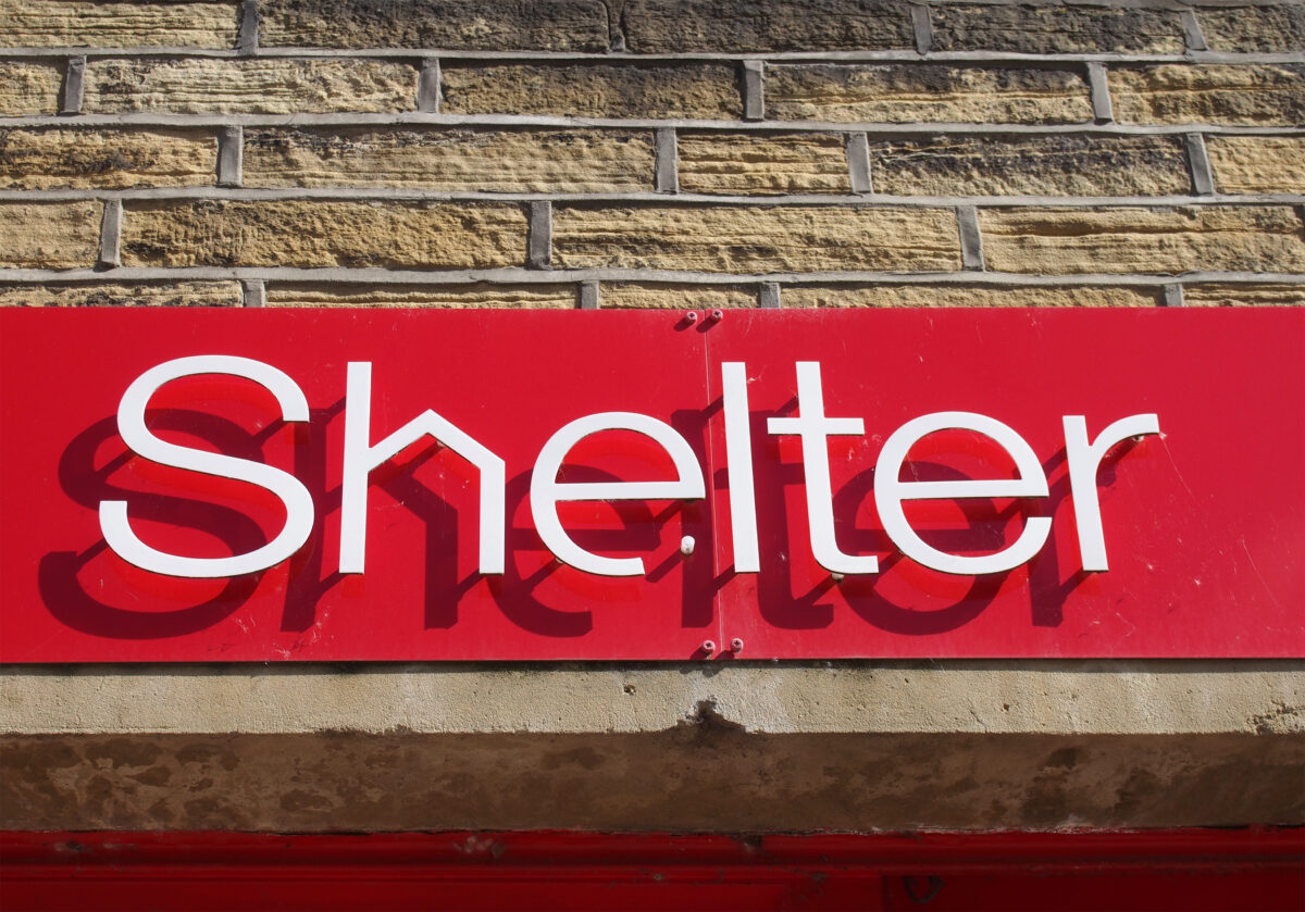 Homeless charity Shelter has reappointed The PHA Group to drive awareness and support in delivering this year's annual Winter Appeal, here depicting the Shelter store sign