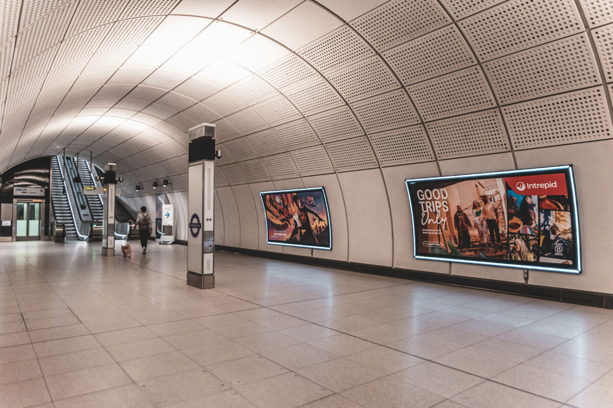 Transport for London (TfL) has announced it is to begin its search for media partners to manage its advertising space, here showing a London Underground station, with posters