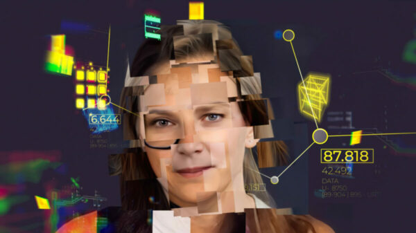 The EY organisation (EY) has teamed up with Ogilvy UK, FinkDifferent and Hogarth to kick off a fully integrated AI campaign, here depicting someone with a AI face.