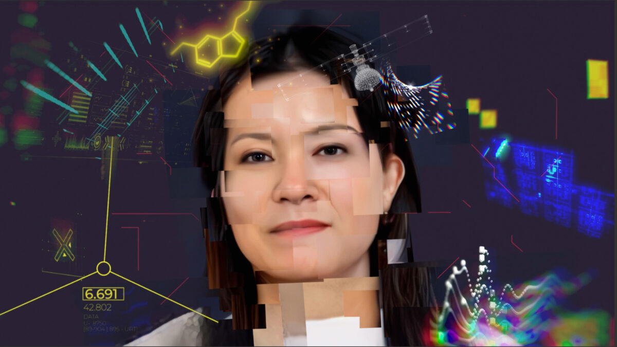 The EY organisation (EY) has teamed up with Ogilvy UK, FinkDifferent and Hogarth to kick off a fully integrated AI campaign, depicted here with an AI face