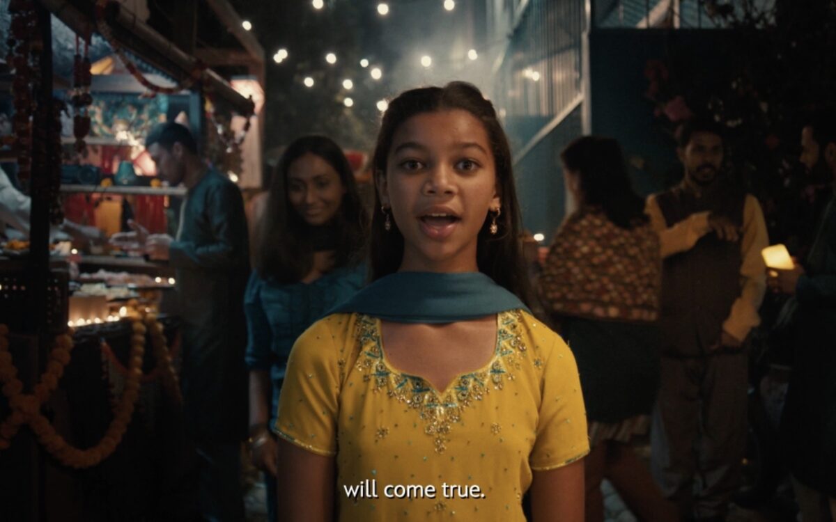 Disney has launched a live-action holiday campaign, 'May Your Wishes Comes True', focusing on the power of wishes for its 100th anniversary, here depicting a young girl singing