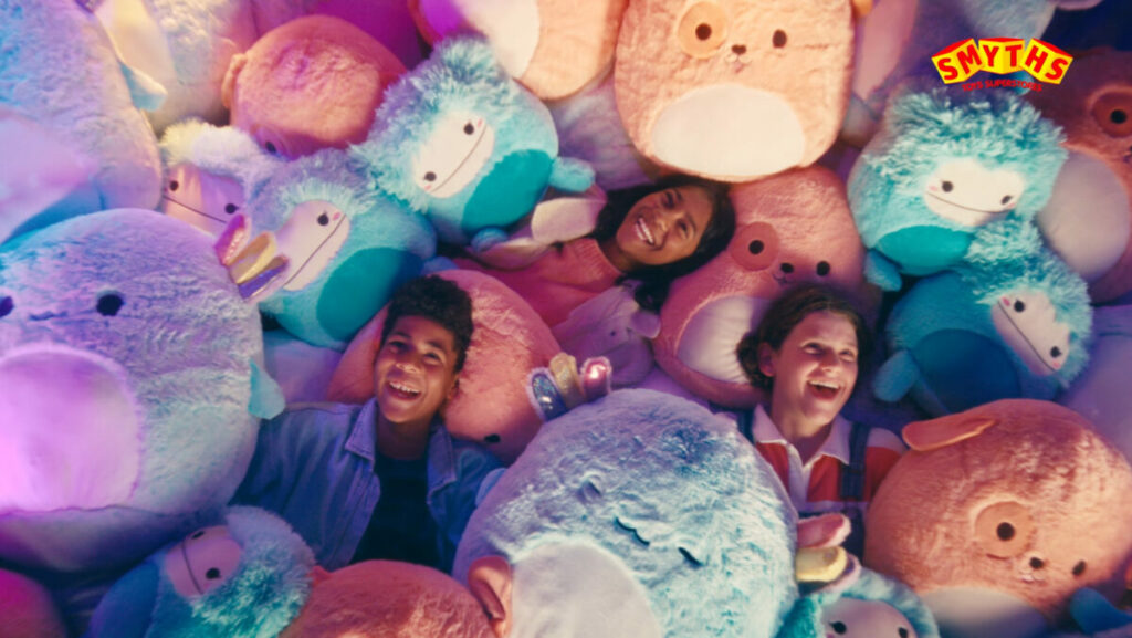 Smyths Toys unashamedly product-focused 2023 Christmas advert shows the magic of a toy store through the eyes of a child.