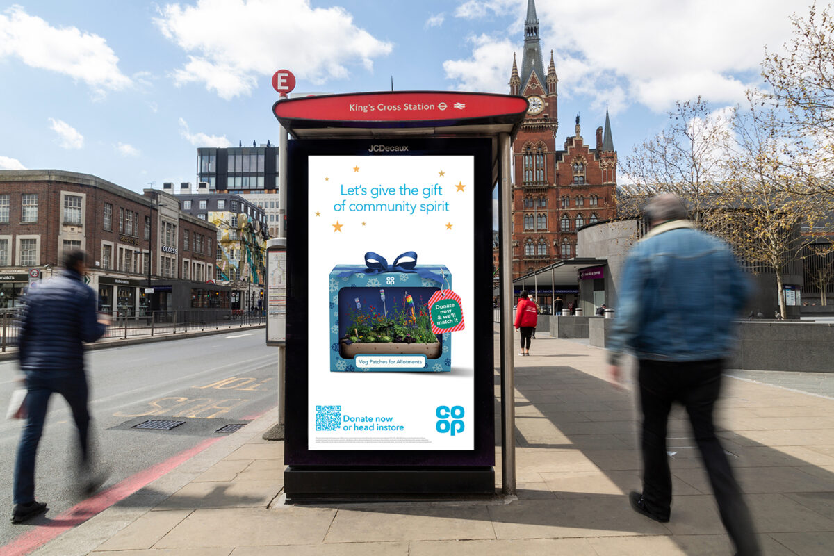 Co-op is joining Iceland in dropping expensive advertising and calling on shoppers to donate money towards community causes rather than gifting towards their families, with the supermarket pledging to match customer and member donations.